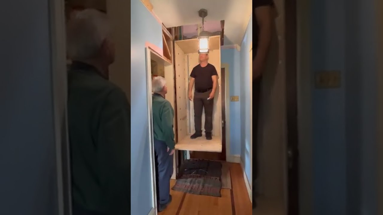 Home made DIY Elevator First ride with test dummy 😁