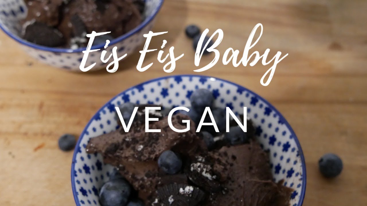 Veganes Oreo-Eis / Schokoladen Eis / Erdnuss Eis