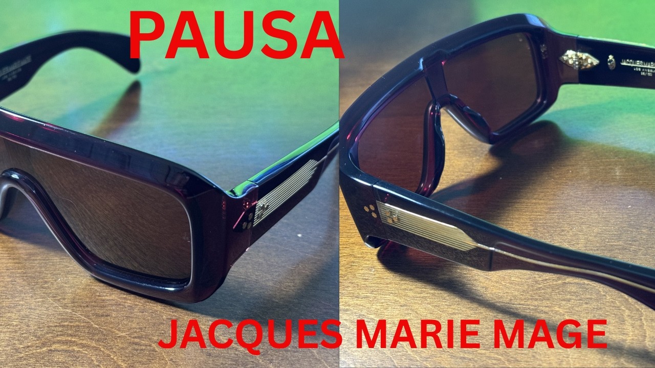JACQUES MARIE MAGE SUNGLASSES | PAUSA in Amarena | Sunglasses By SIMONE BARBOTTA Made in Italy