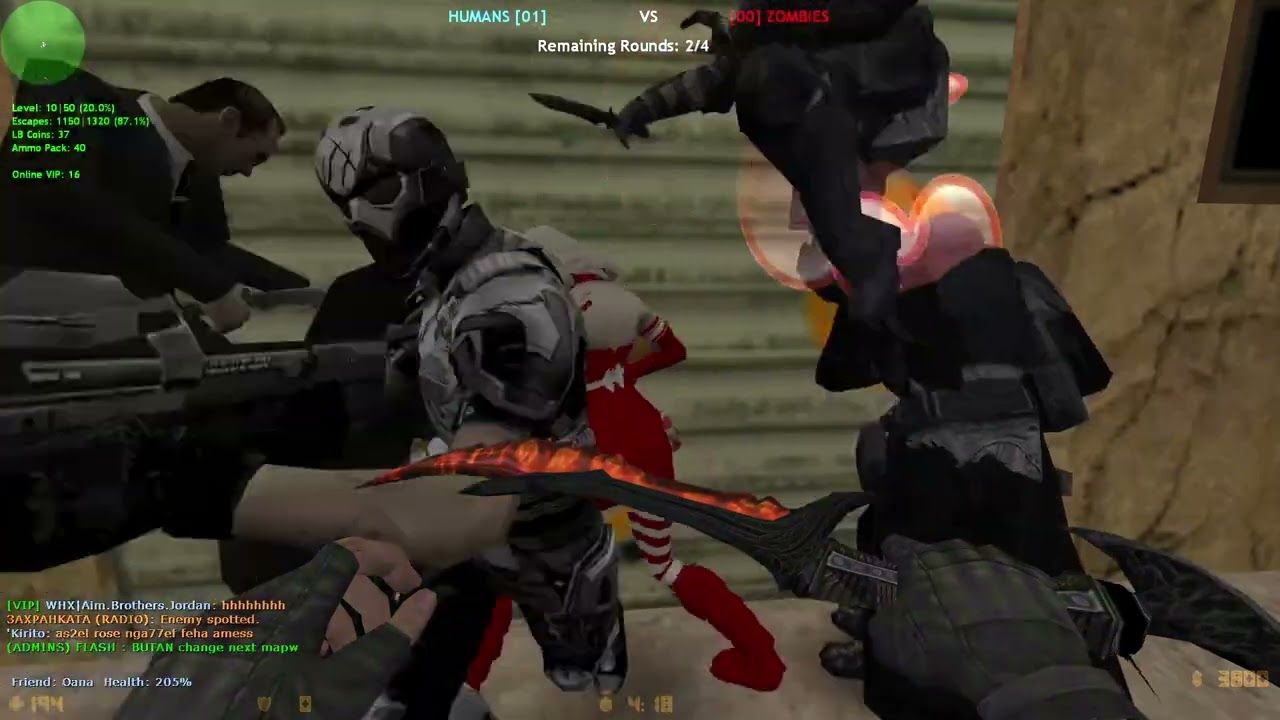 Counter Strike 1.6 Zombie Escape on LB Squid Game Boss Fight