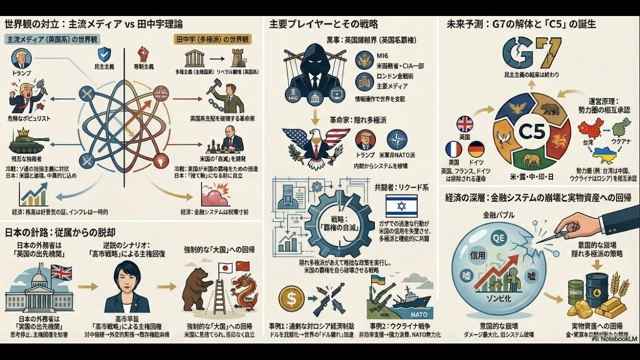 トランプ化で激動した2025年（田中宇）トランプが導く英米覇権の自滅と、C5主導の多極化世界へ向けた日本の主権回復