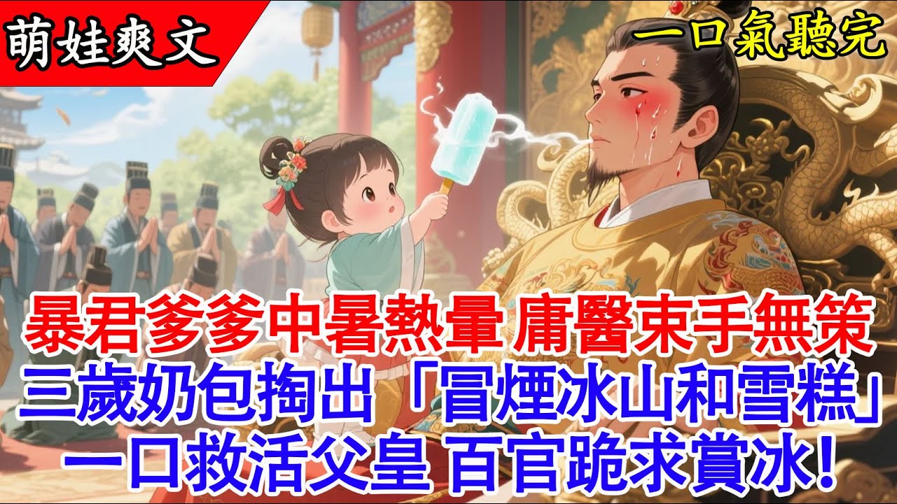 【完結小說】3歲奶包穿成不受寵公主，反手掏出一座冰山！熱暈的暴君父皇驚呆了！全朝文武百官跪求小公主賞冰！#穿越 #有聲書 #爽文 #萌娃 #團寵 #小說 #原創