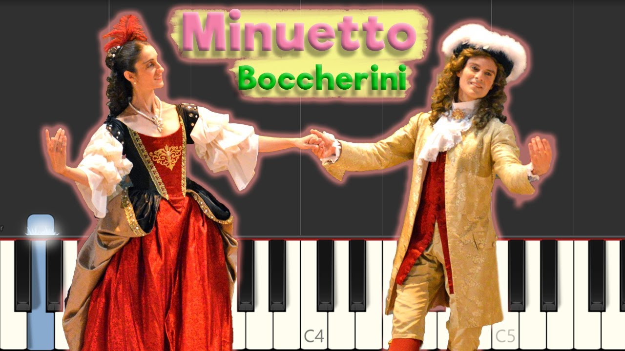 EASY Classical Piano Songs - #12 Boccherini Minuetto