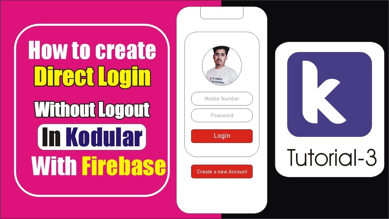 How to Create a Direct Login System in our Kodular Apps? without Logout (Tutorial-3)
