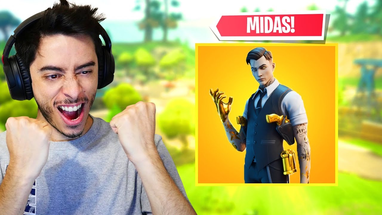 JOGUEI COM A SKIN DO NÍVEL 100!- Fortnite