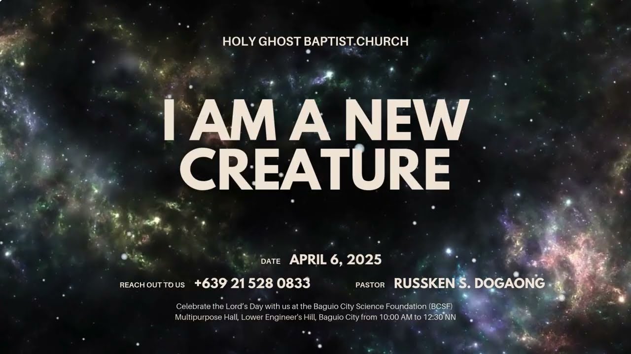 I am a New Creature