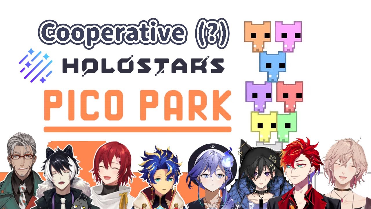 Holostars demonstrates how to play a cooperative game【Holostars】