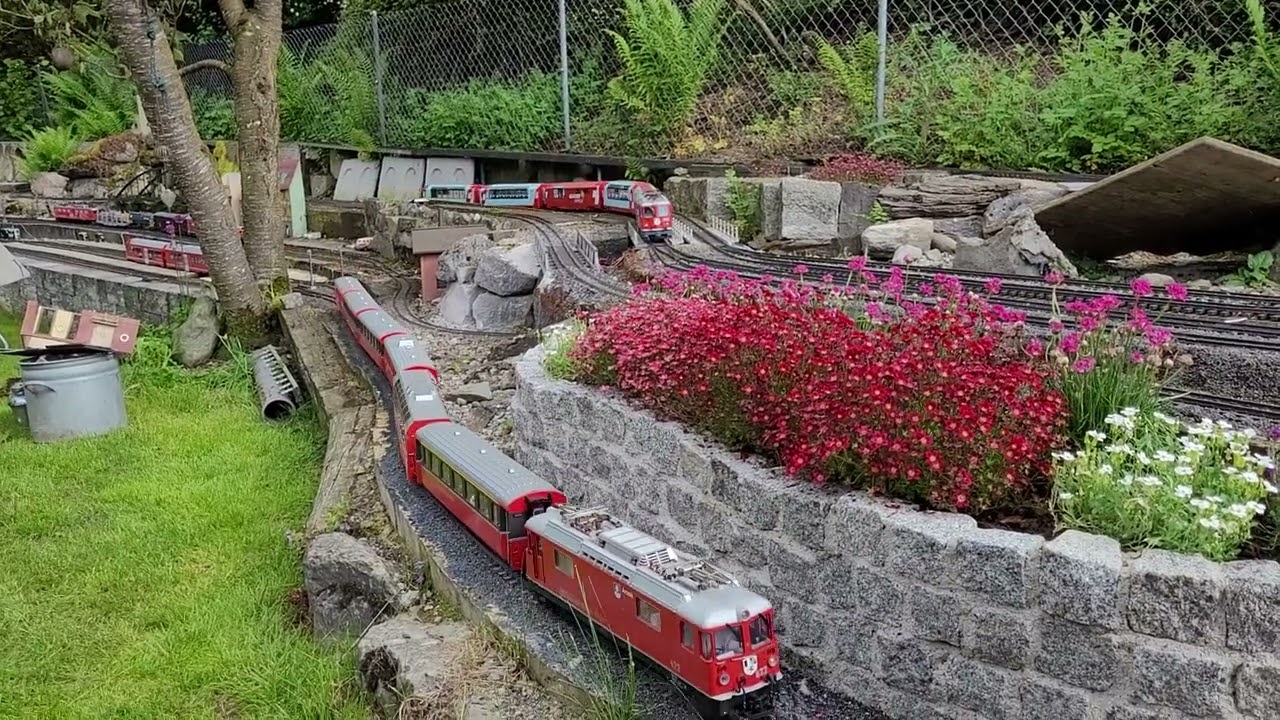 Endlich ist es trocken und ein Teil der rhätischen Flotte ist unterwegs!