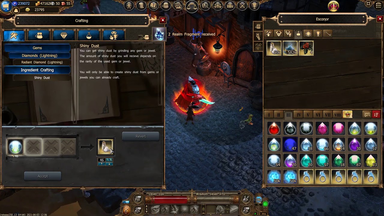 Live | Drakensang online | I'm red - Inf passages/Bloodchests