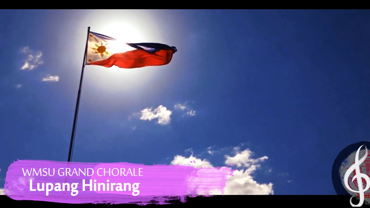 Lupang Hinirang by the WMSU Grand Chorale (Studio Record)