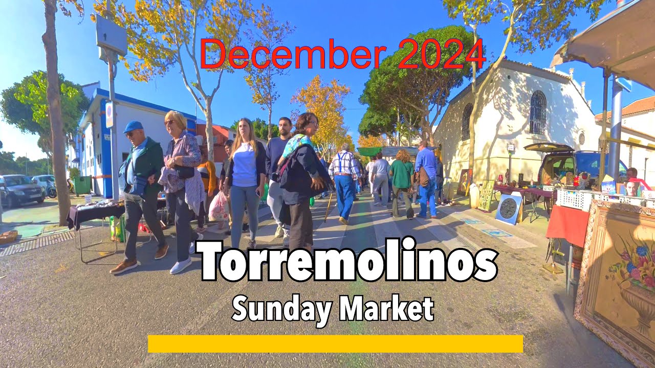 Torremolinos 🇪🇸 Sunday Market at the Fairground – Flea Market & More, 9 AM–2 PM it's December 2024