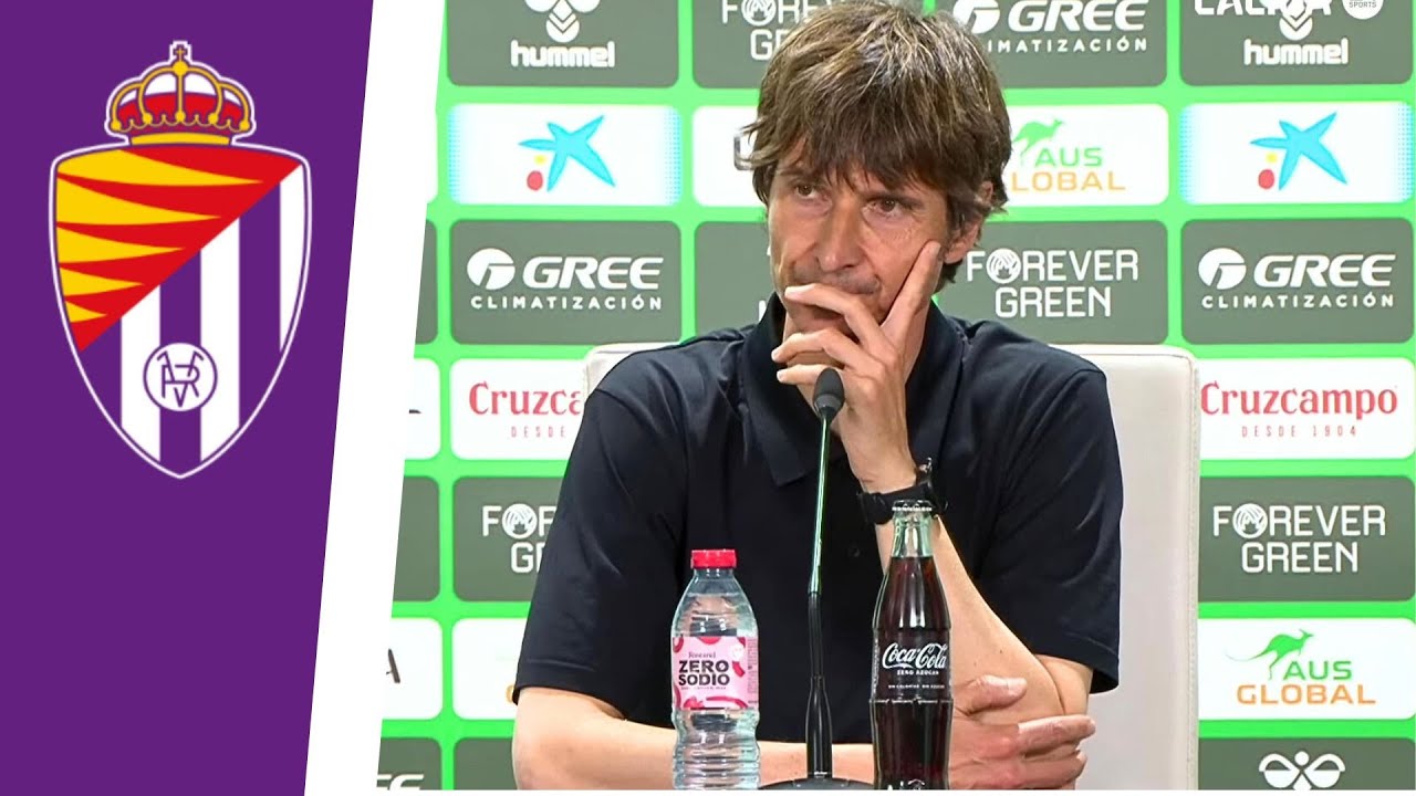 La reacción de Álvaro Rubio tras el DESCENSO del REAL VALLADOLID al caer goleado ante el Betis (5-1)