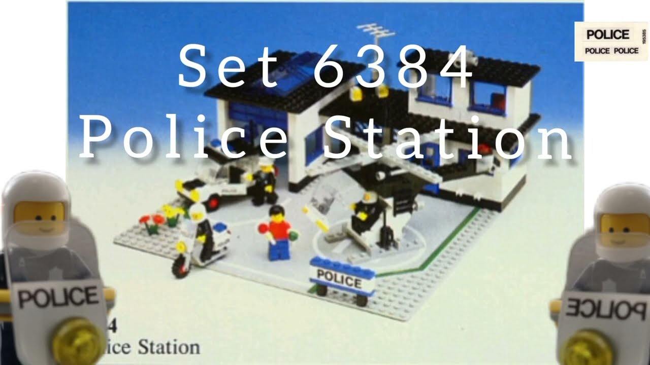 Lego 6384 police station classic town vintage 😉🚓🕵️‍♀️ 