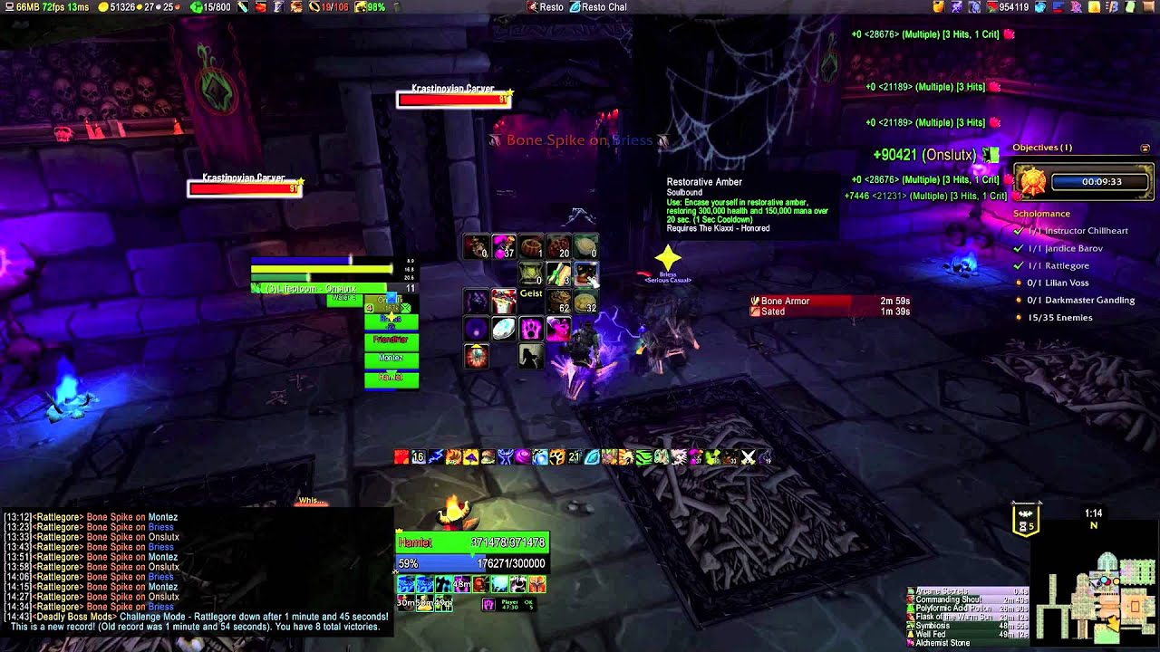 Scholomance - Gold Challenge Mode Guide with Commentary