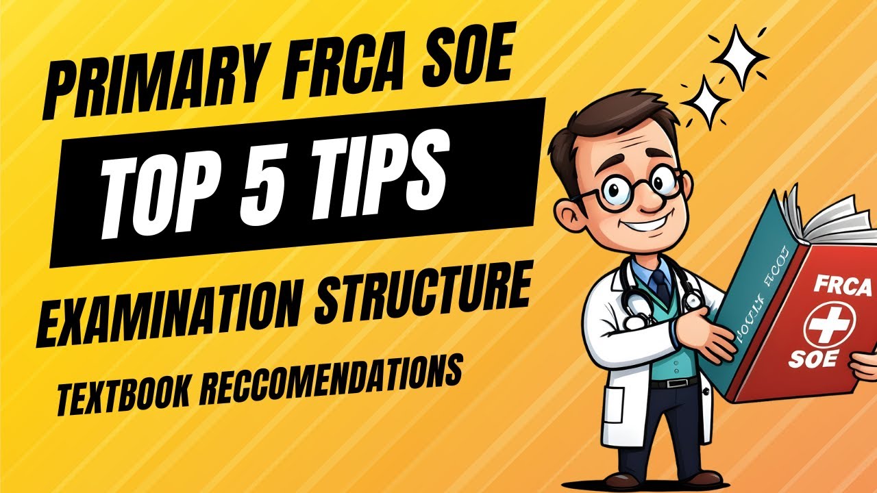 HOW TO STUDY/PASS YOUR PRIMARY FRCA SOE! MY TOP 5 TIPS AND TEXTBOOK RECCOMENDATIONS UNDER 10 MINS