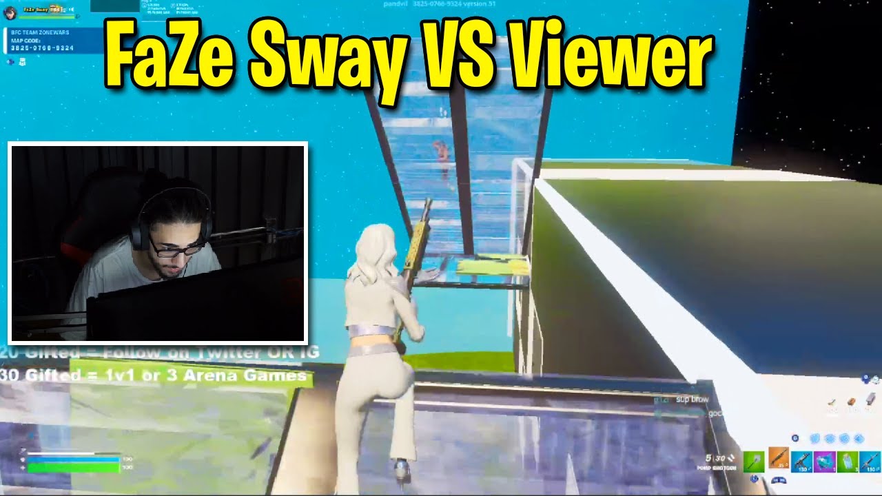 FaZe Sway VS Viewer (1v1)