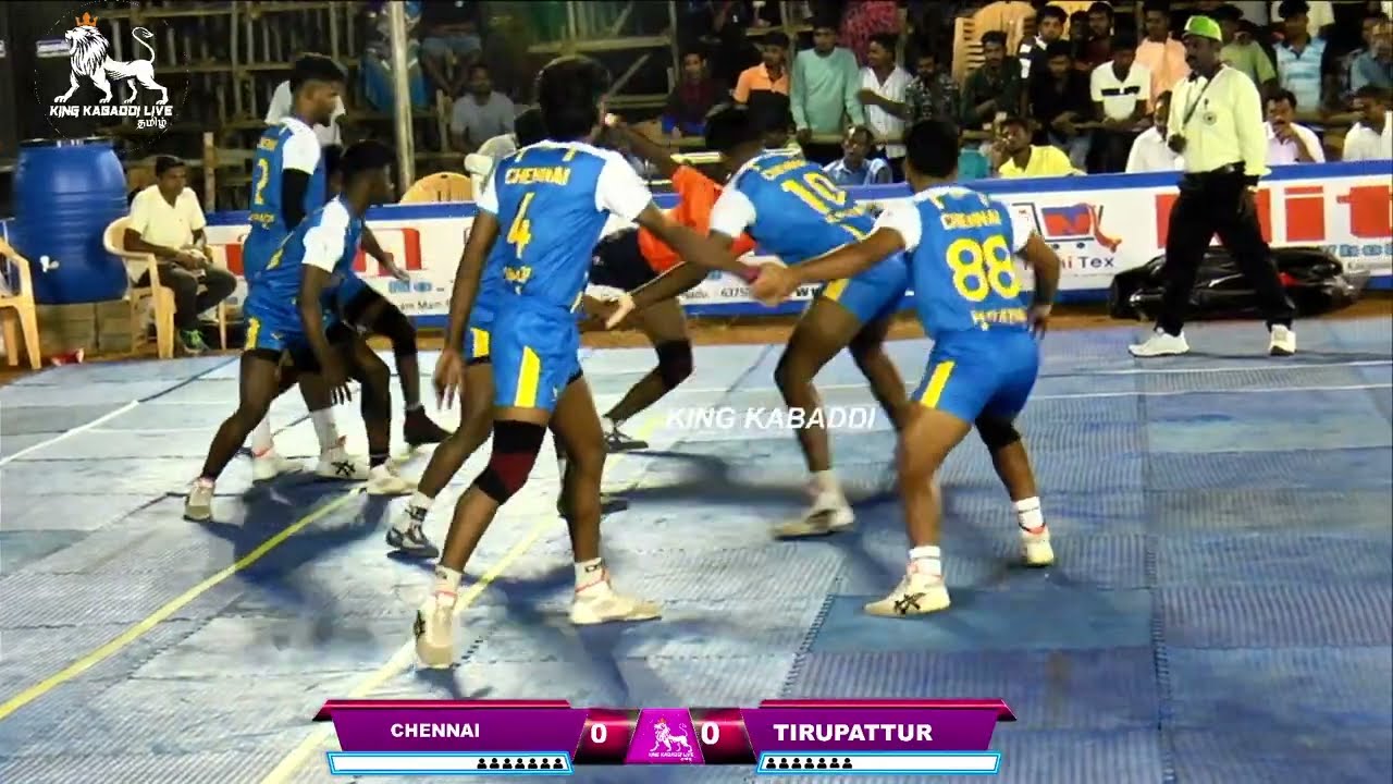 LEAGUE : CHENNAI VS TIRUPATTUR  SENIOR CHAMPIONSHIP MATCH 2025 BOYS