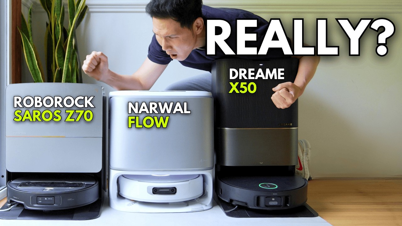 Which is BEST? Roborock Saros Z70 vs Narwal Flow vs Dreame X50 (2025)