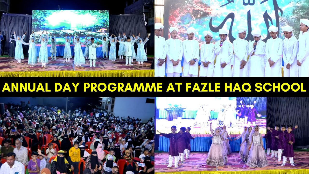 Annual Day Programme at Fazle Haq English Medium School, Arafat Colony, Gulbarga.