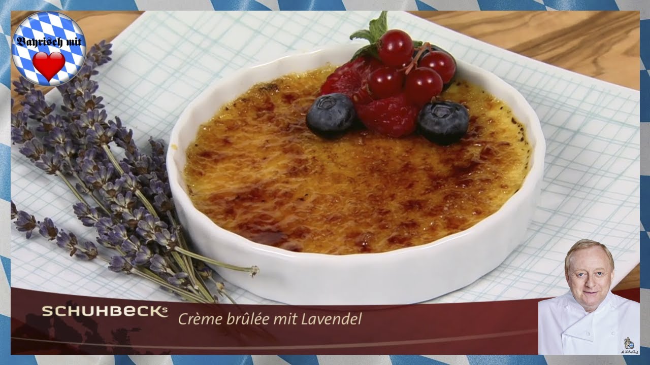 Alfons Schuhbeck - Crème brûlée mit Lavendel