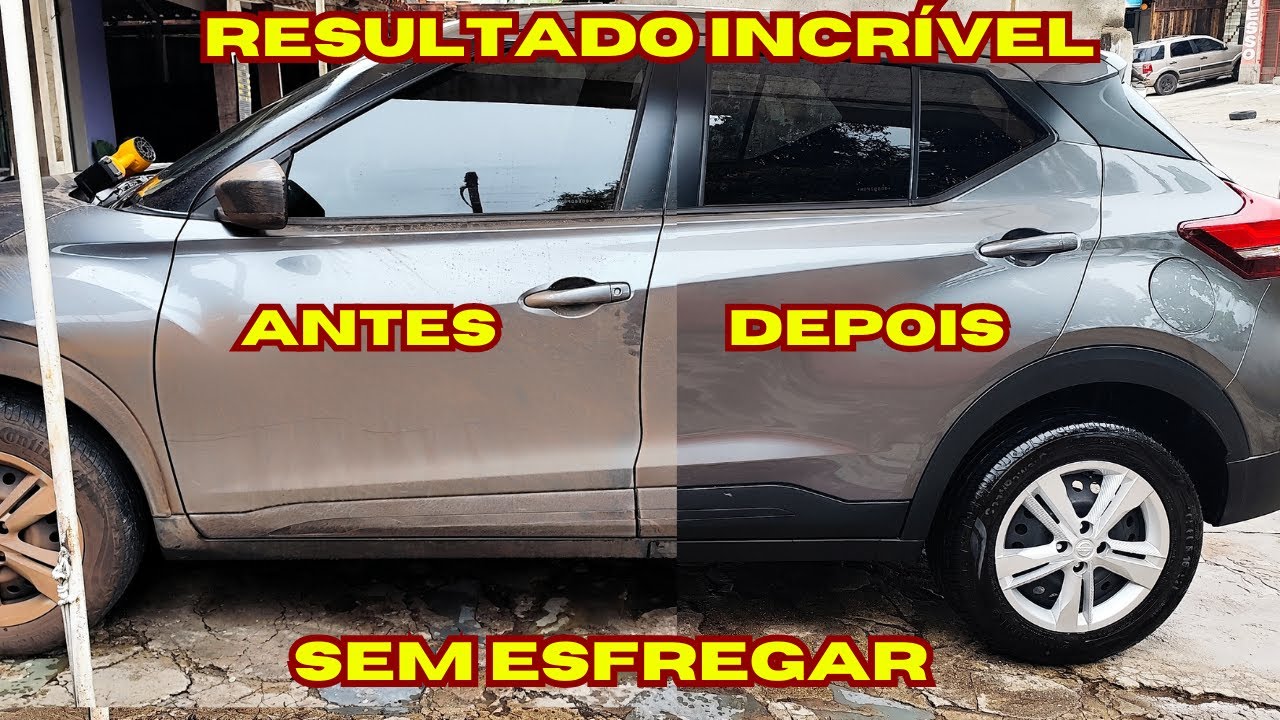 LIMPEI SEM ESFREGAR! 😱 RESULTADO INCRÍVEL NO NISSAN KICKS!