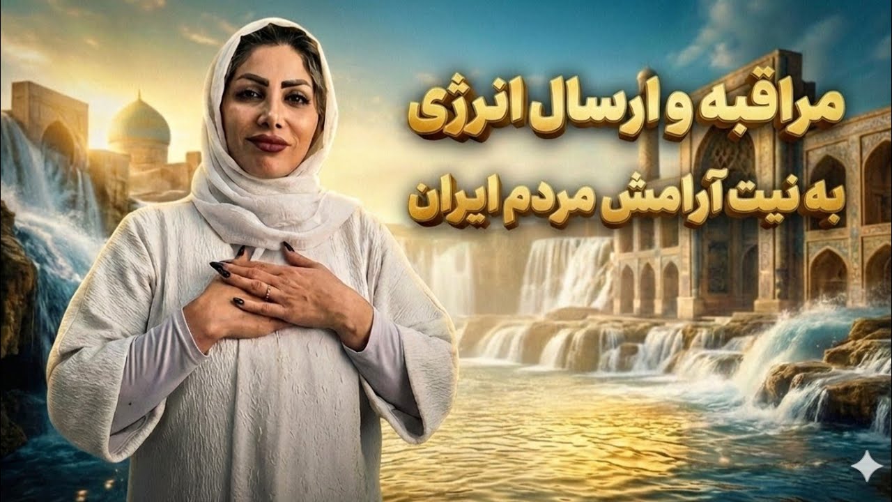 مراقبه آرامش و شفای مردم ایران 
