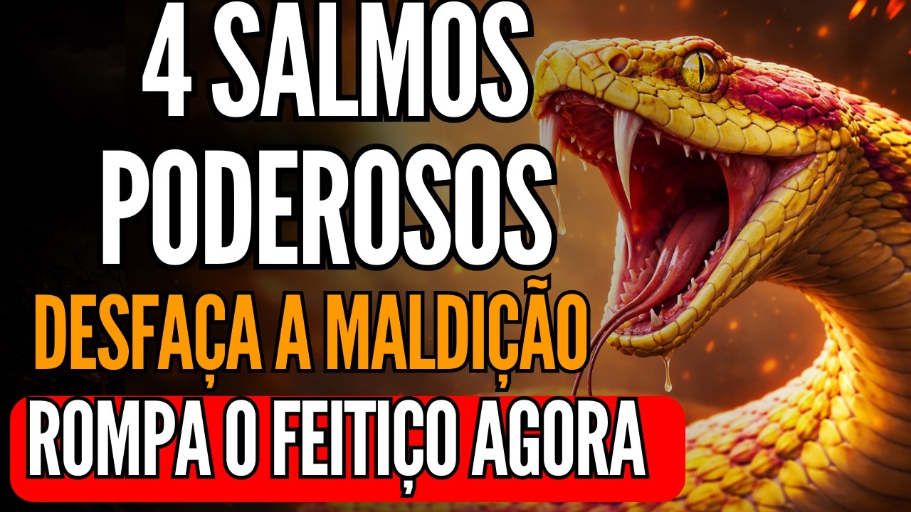 4 SALMOS PODEROSOS PARA DERRUBAR A INVEJA E ROMPER COM AS AMARRAS ESPIRITUAIS