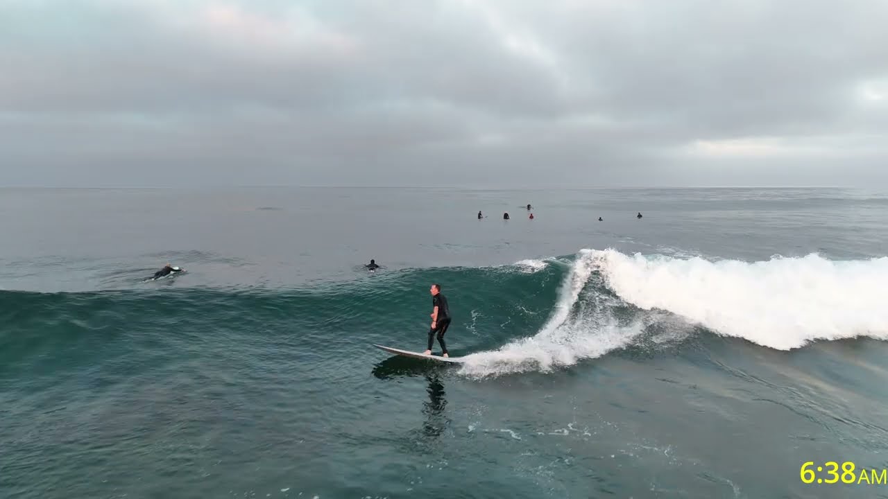 Full Flight Swami's Beach Encinitas Drone Surfing Footage 9/1/25 w/ Skyrover X1 and DJI Mini 4 Pro
