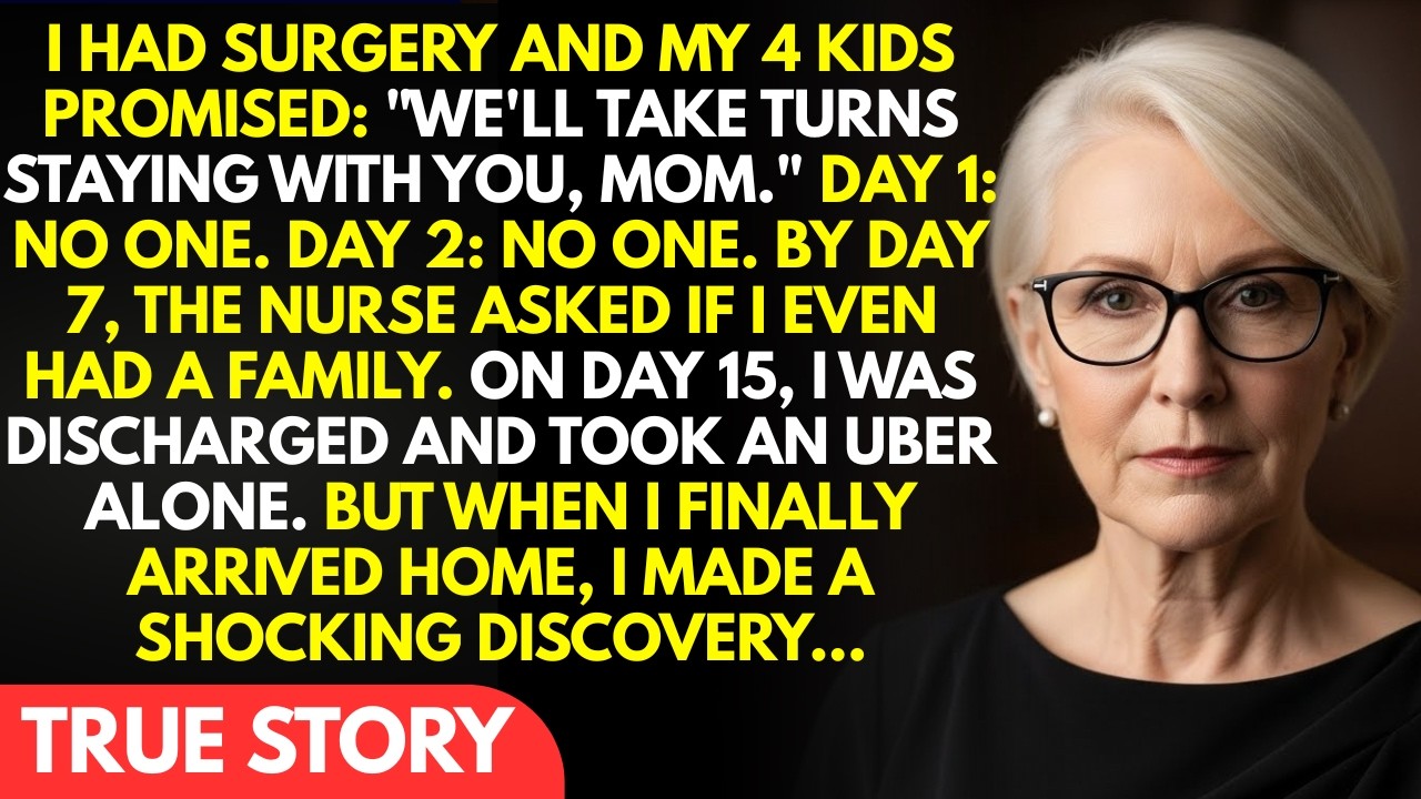 My Kids Left Me Alone At The Hospital After Surgery… But When I Got Home, What I Did.