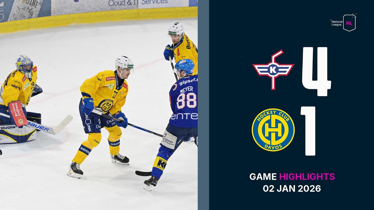 EHC Kloten vs. HC Davos - Game Highlights