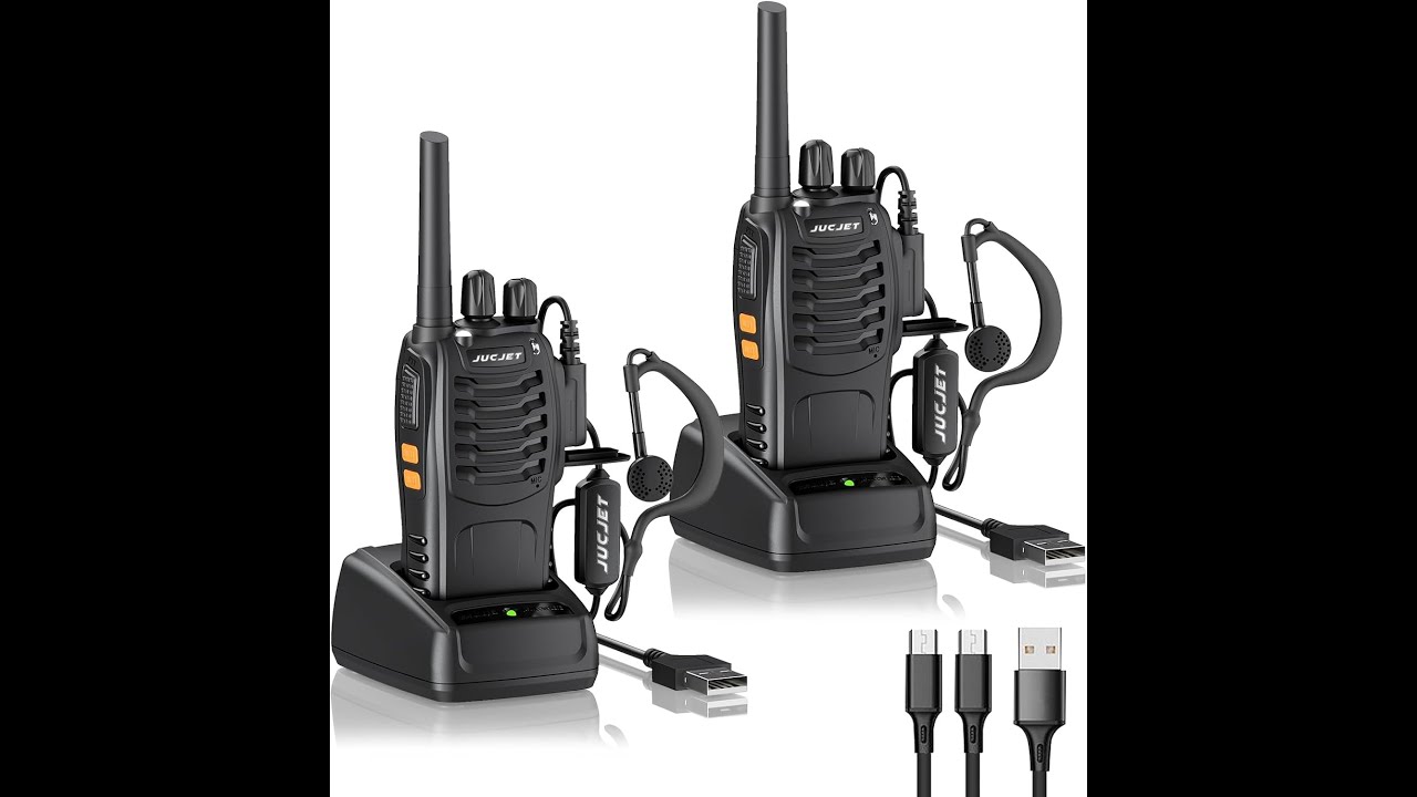 Walkie Talkies bidirezionale senza licenza PMR 446MHz Frequenza Civile Ricetrasmittente 16 canali
