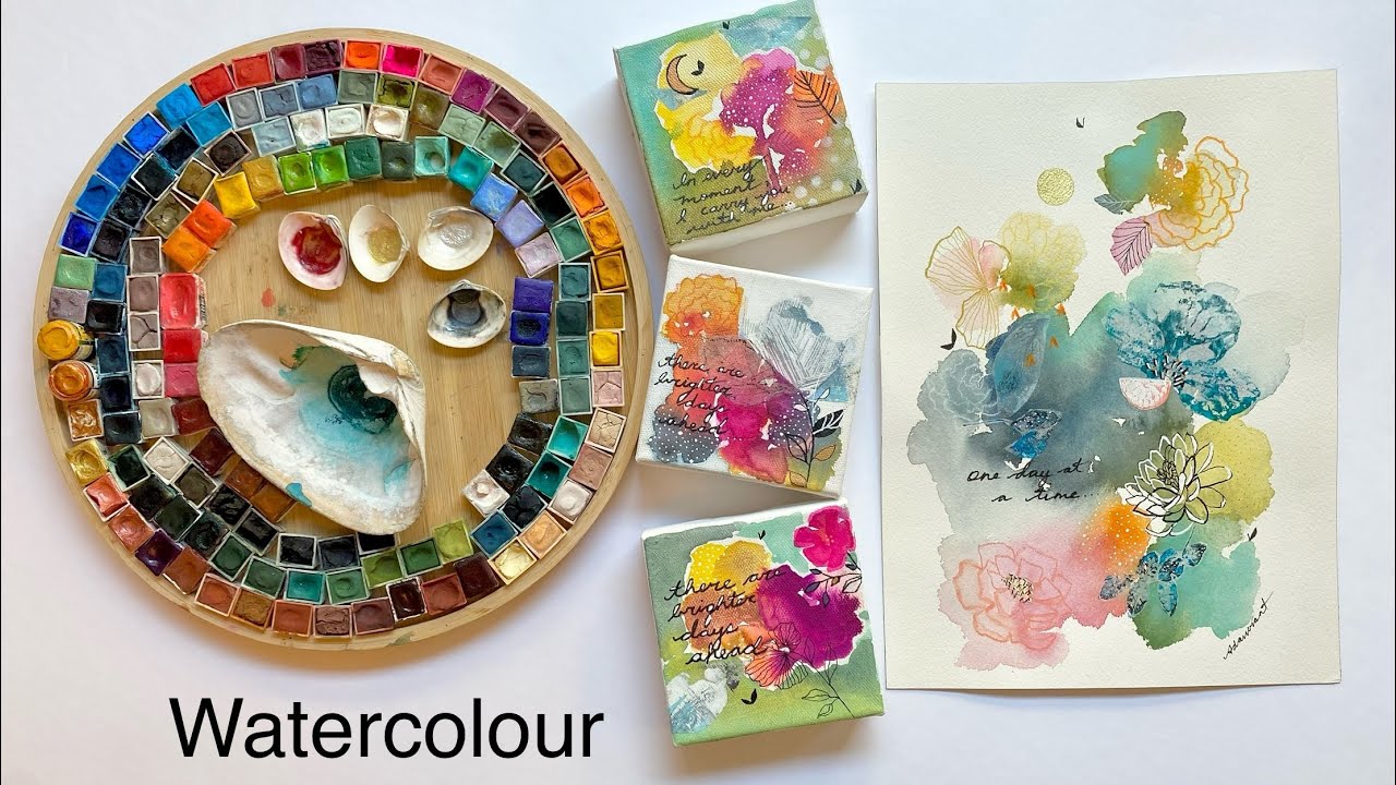 Watercolour Swatch with Stoneground Paint Co. Palette