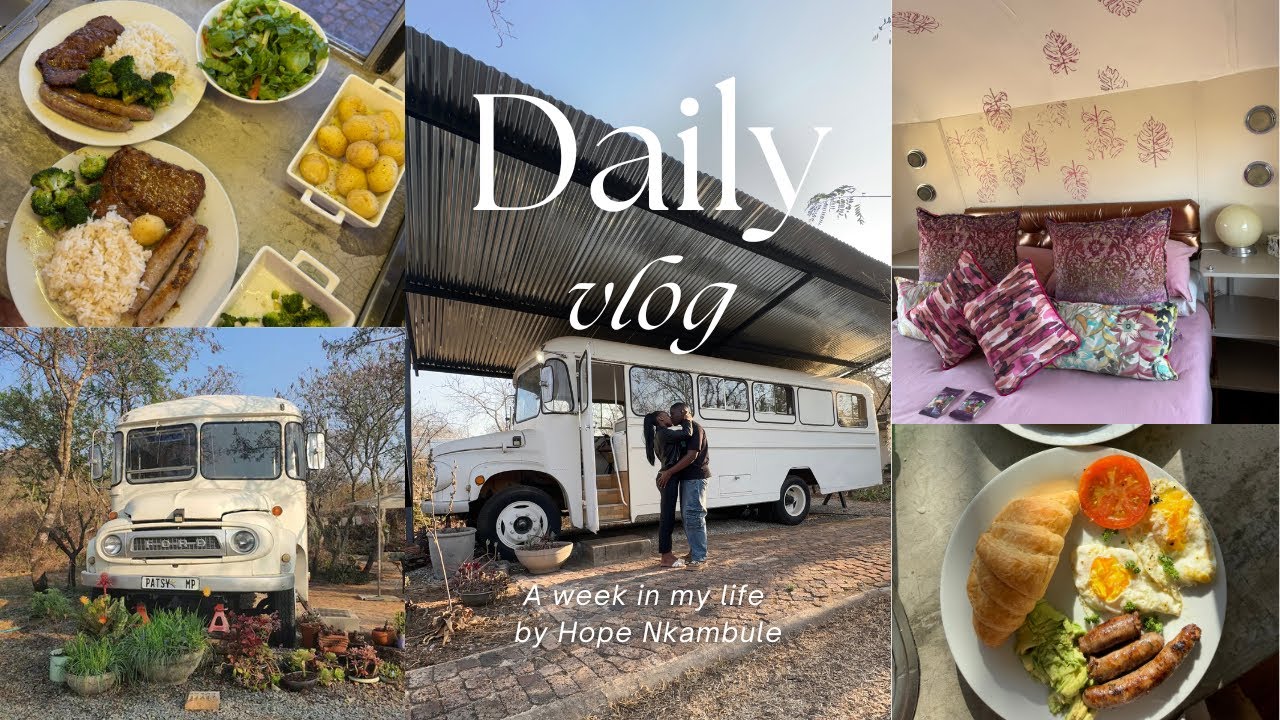 A Night in a SCHOOL BUS | Sunday Braai | Maintenance & More | SOUTH AFRICAN YOUTUBERS VLOGS