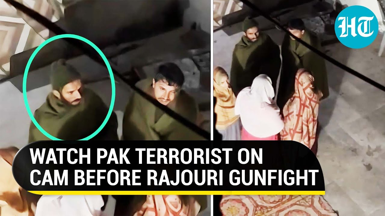 Pak Terrorist's Video Of Interaction With Rajouri Locals Emerges Amid J&K Encounter | Watch