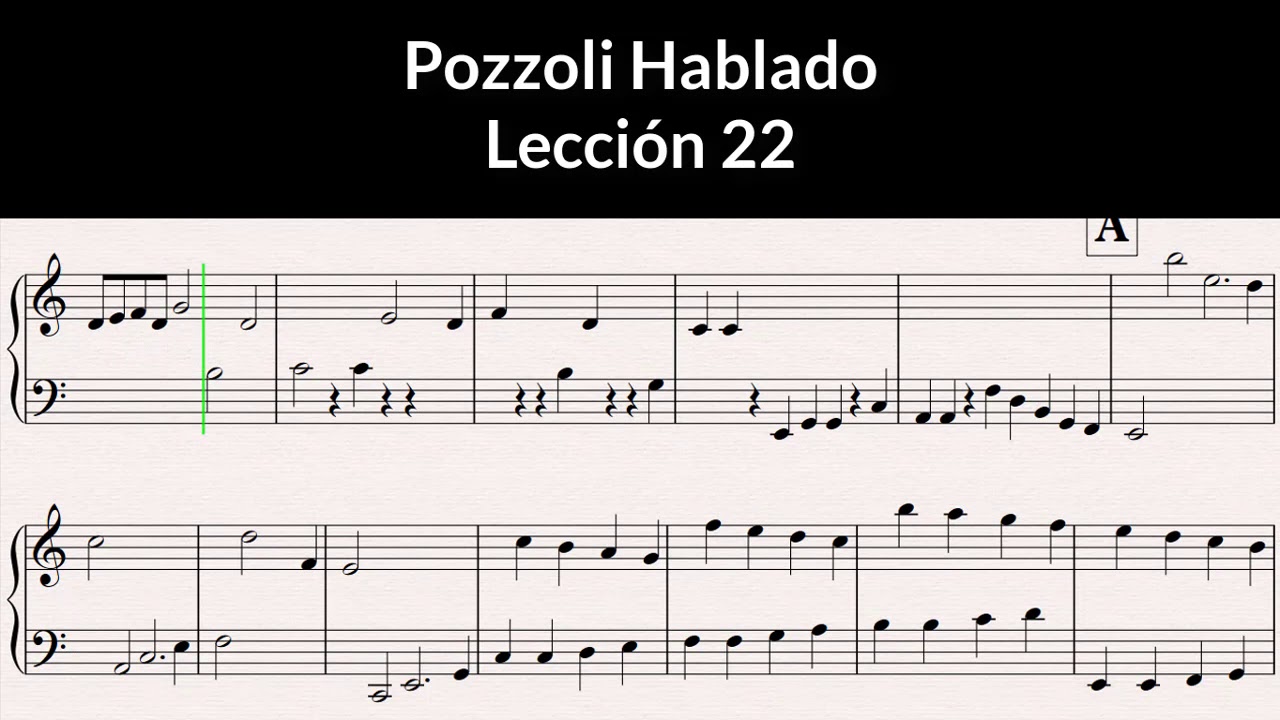 Pozzoli Hablado-Lección 22