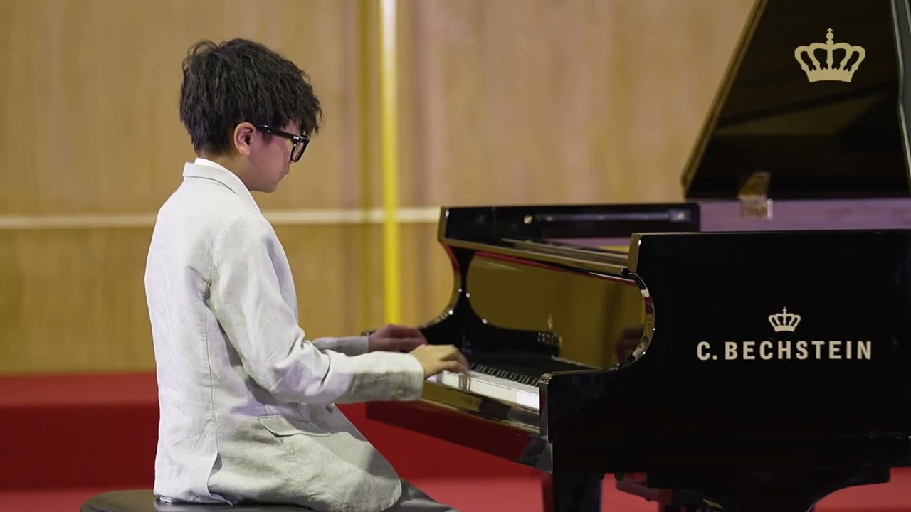 Phan Lê Anh Khôi. Với hai tác phẩm dự thi tại CARL BECHSTEIN PIANO COMPETITION.