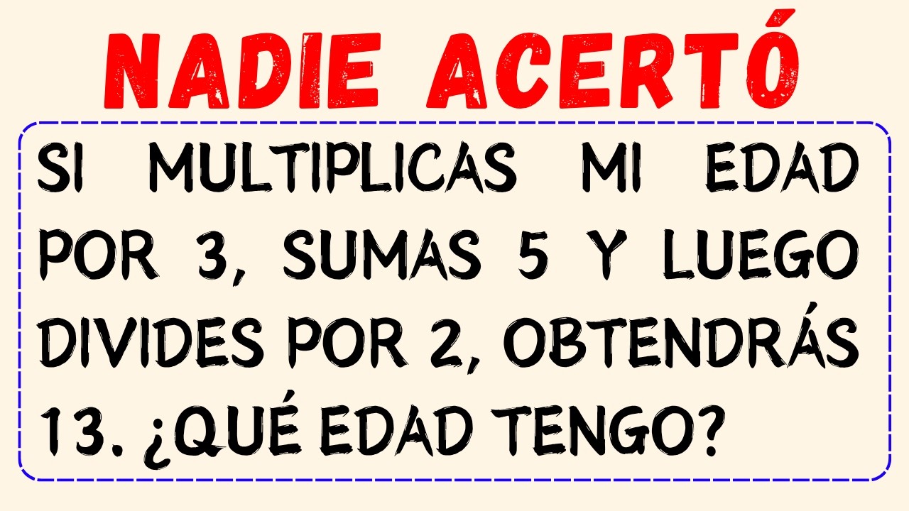 5 DESAF&Iacute;OS PARA TU CEREBRO | PROFE ALEJANDRO