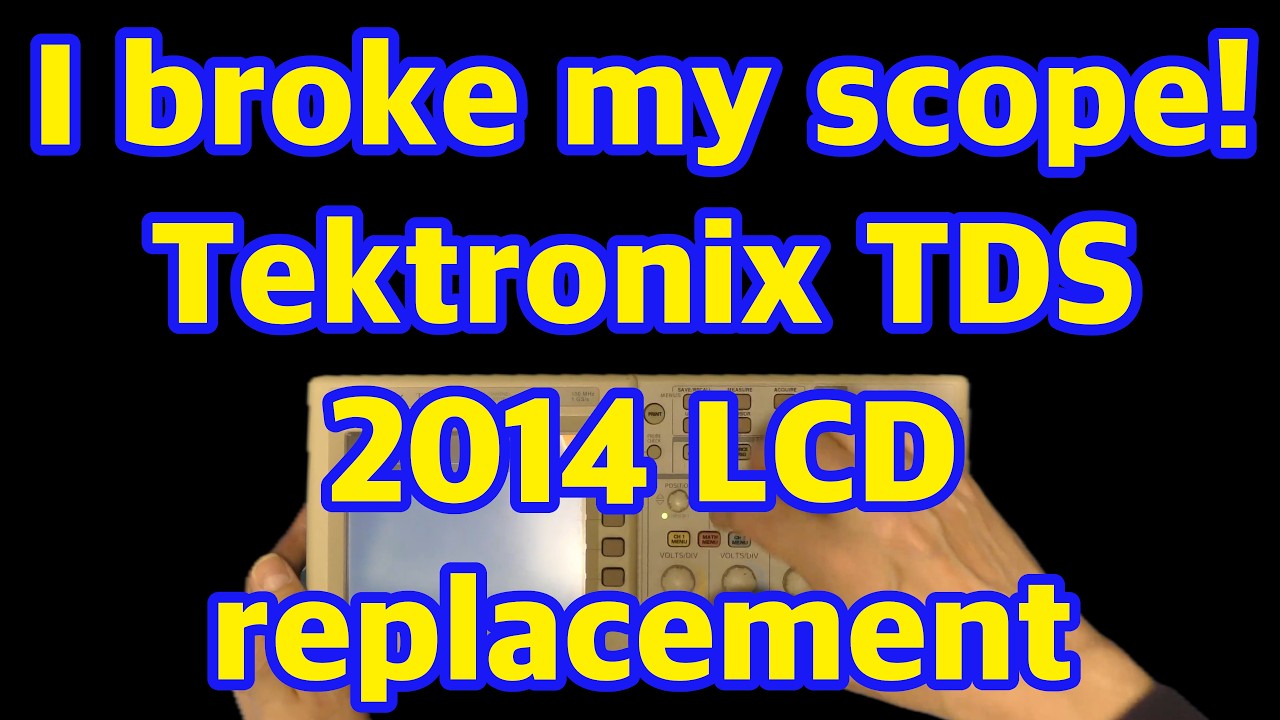 Замена ЖК-дисплея Tektronix TDS 2014