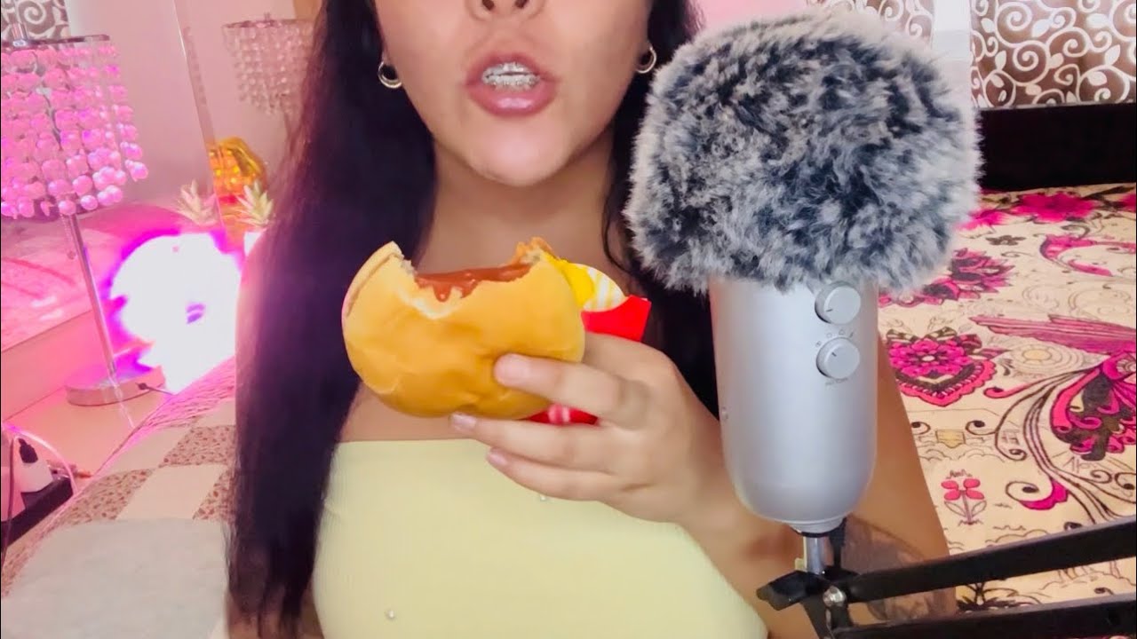 🔥💤ASMR EN ESPAÑOL | COMIENDO MC DONALD’S CAJITA FELIZ*🔥💤