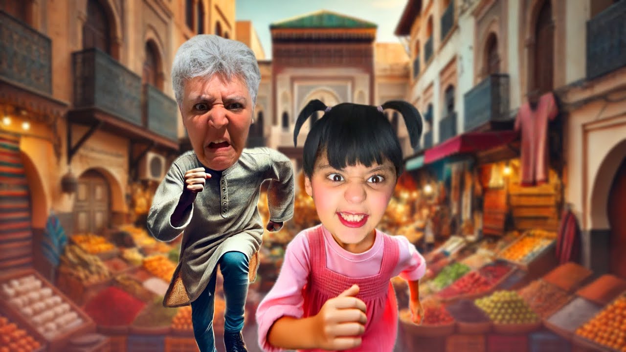 سارة دابزات مع جارنا الشارف في الزنقة 🥊في رمضان🌙😱