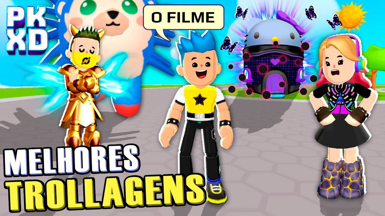 😂 24 HORAS das Melhores TROLLAGENS no PK XD : O Filme