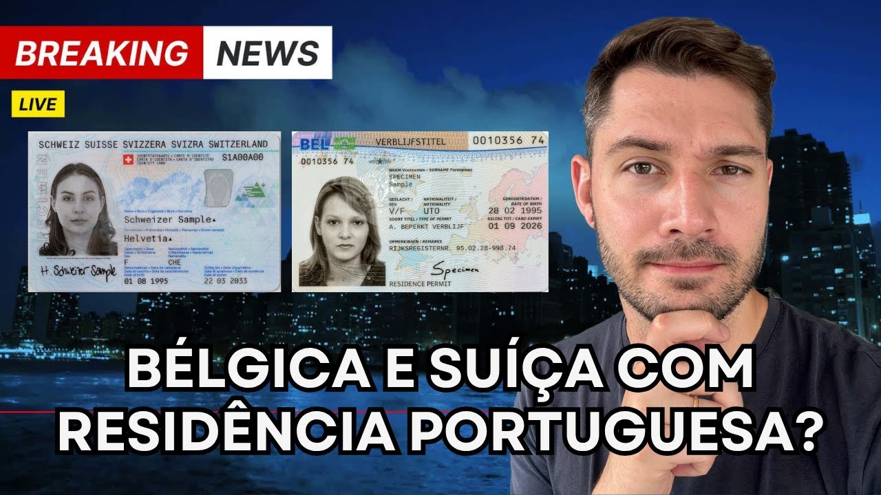 TRABALHAR NA EUROPA COM AUTORIZAÇÃO DE RESIDÊNCIA PORTUGUESA #bélgica #aima #suica #portugal
