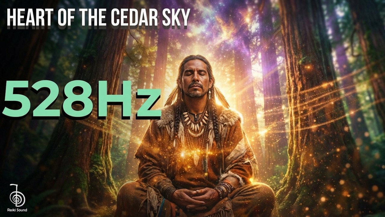 🌿 Heart of the Cedar Sky | 528Hz Native Reiki Healing Music
