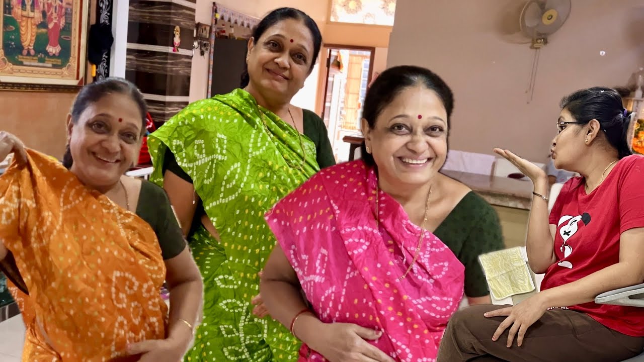Mummy ne guarantee vali jaipuri bandhni ki shopping 🛍️ ki￼ ! Wow 🤩 wow 🤩 wow 🤩