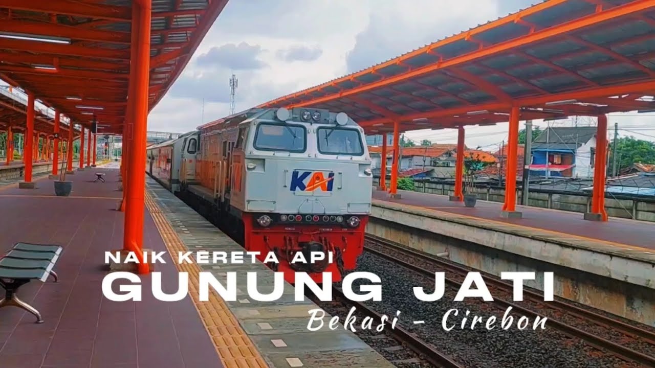 MENCOBA KERETA API BARU GUNUNGJATI DARI BEKASI KE CIREBON