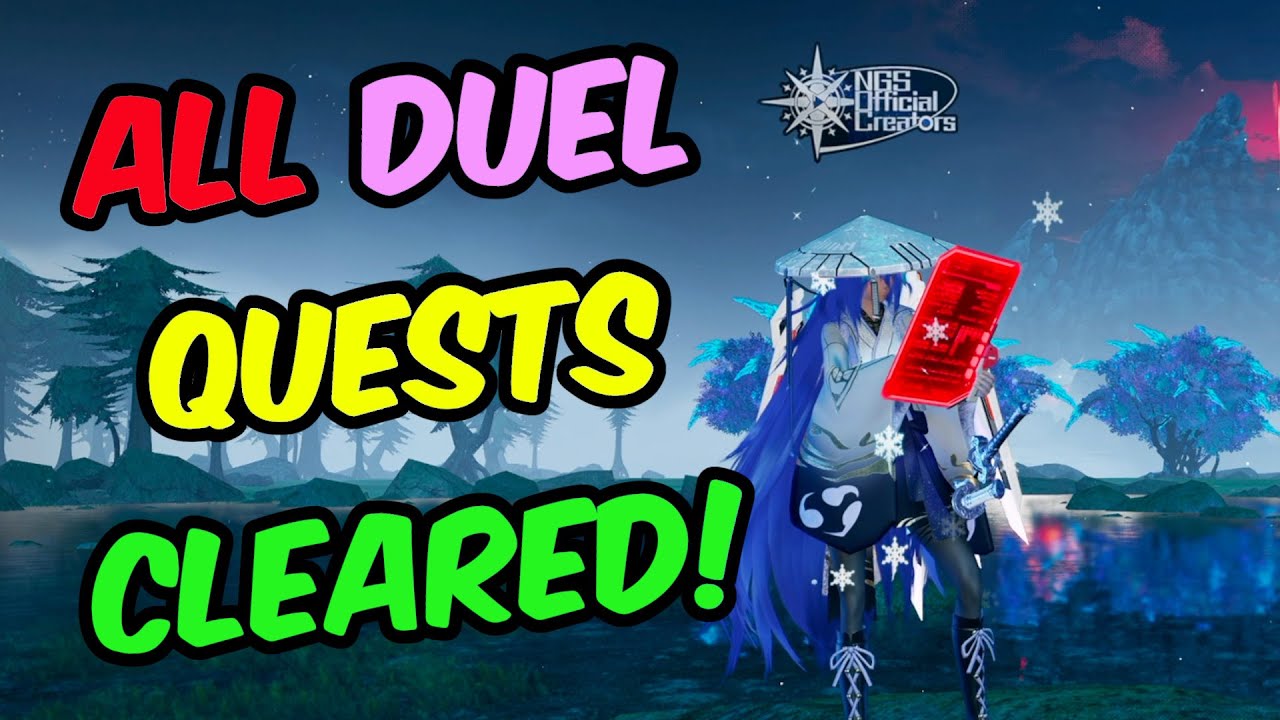 [PSO2:NGS] All 4 Duel Quests Cleared!