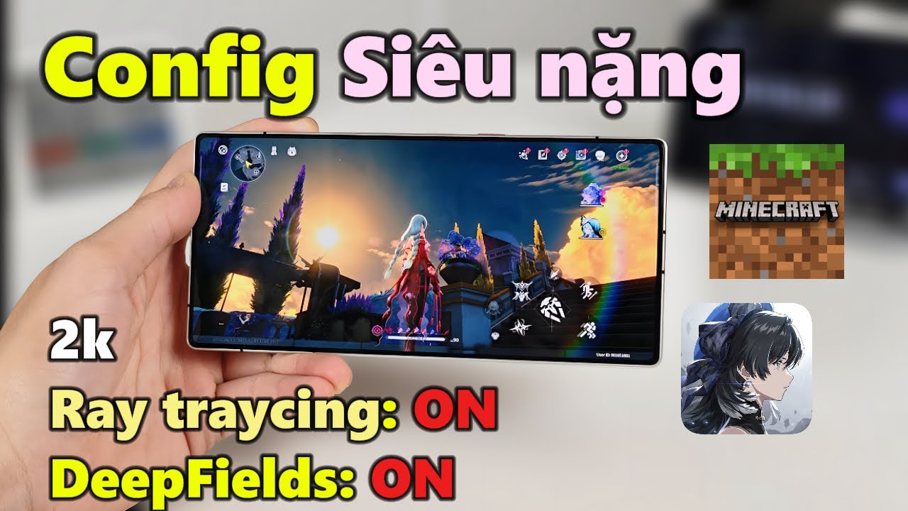 Test Cực Hạn Hiệu năng RedMagic 11 Pro Plus - Minecraft Shader, Wuwa 2k Ray Tracing config SIÊU NẶNG