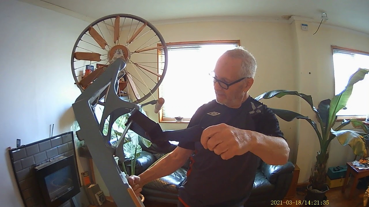 Home made rowing machine ,,, works brilliant..