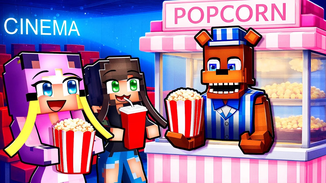 24 STUNDEN im KINO eingesperrt! 🌸 Minecraft