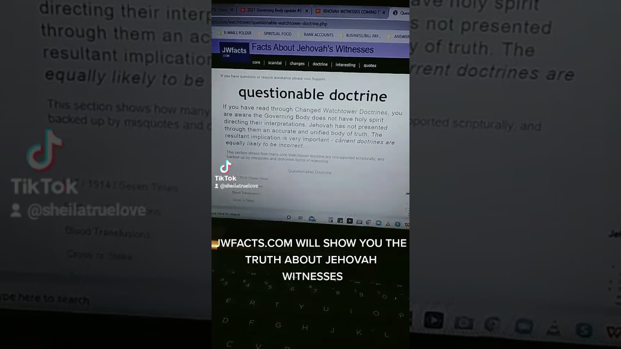 JWFACTS.COM TO LEARN THE TRUTH ABOUT JEHOVAH WITNESSES DO YOUR RESEARCH ABOUT THE HISTORY/DOCTRINES